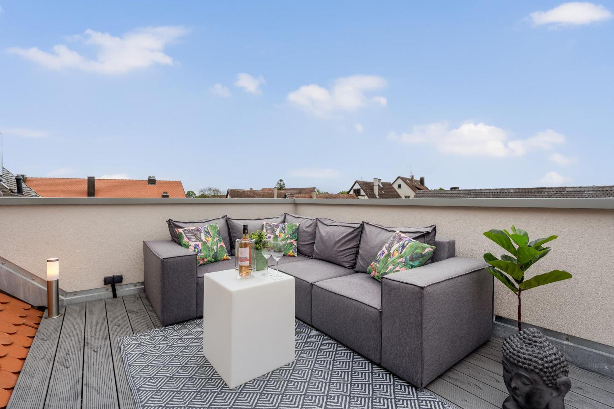 Namaste Homes - Ferienwohnung Mit Dachterrasse Bad Windsheim Εξωτερικό φωτογραφία